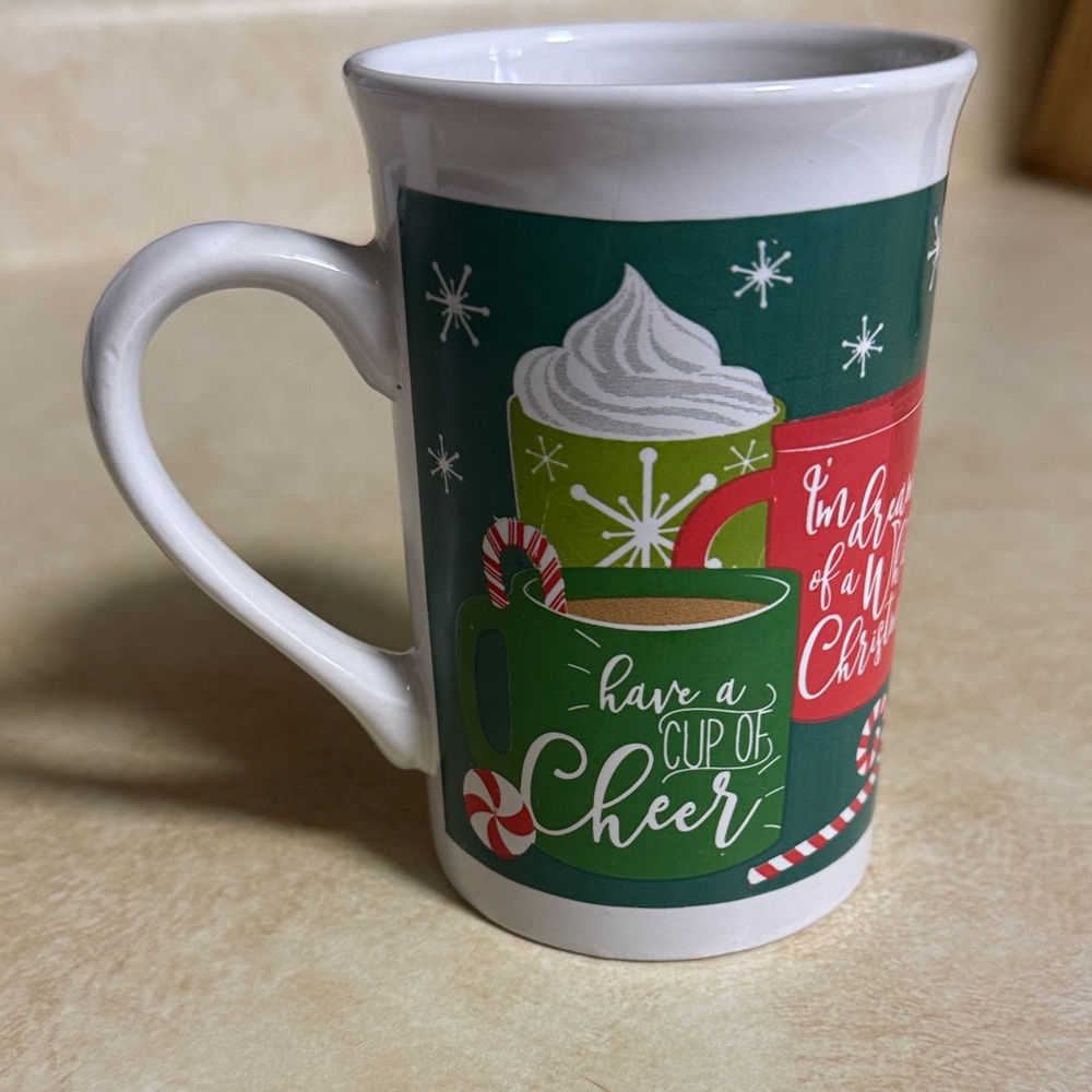 Royal Norfolk Green and Red Holiday Christmas Mug